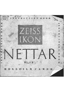 Zeiss Ikon Nettar manual. Camera Instructions.